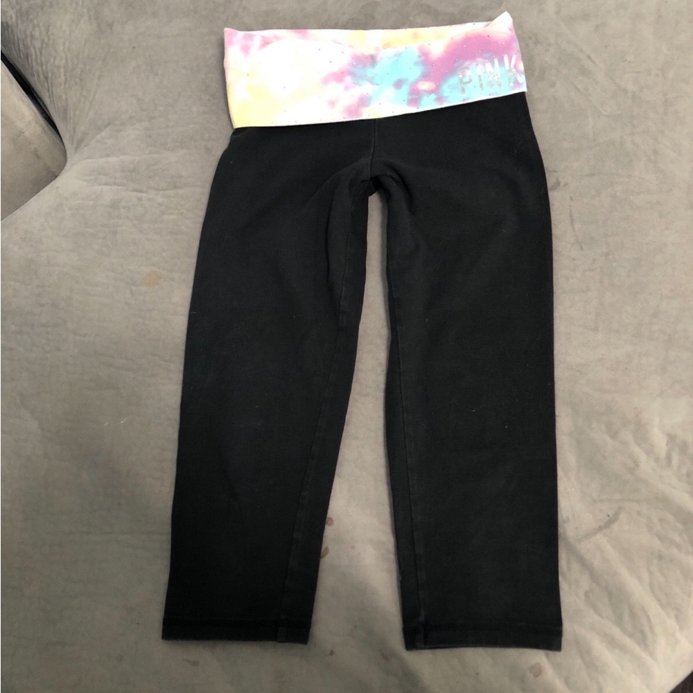 Victoria’s Secret PINK legging crop size XS women’s galaxy and rhinestones 2013
